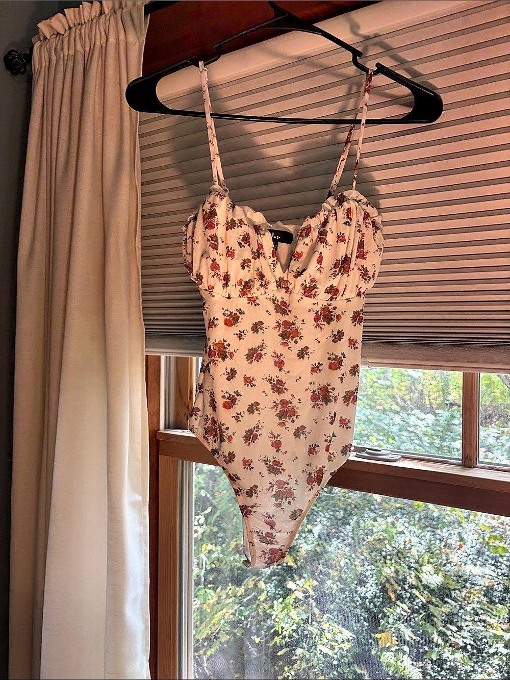 Lulus Floral One-Piece Tank Top Size S Like New